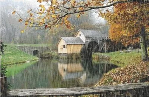 天青色等烟雨 与古代诗人李白刘禹锡共赏秋色(图3)