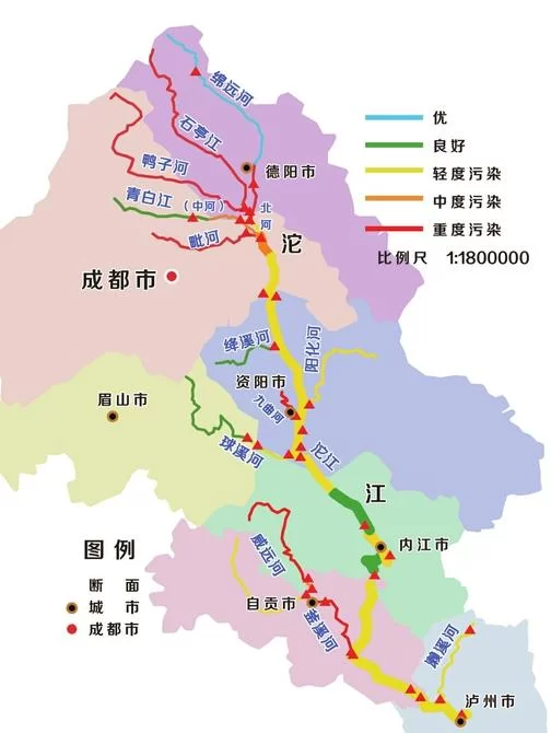 沱江进入全域污染状态 四川将砸百亿治水