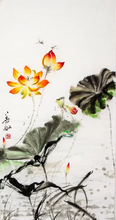 王晓燕国画作品走进中国高铁(图5) 王晓燕国画作品走进中国高铁(图5)