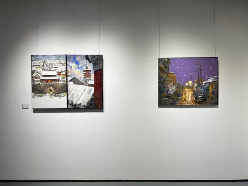 “移山——孟新宇油画作品展”在商丘工学院美术馆举行(图3)