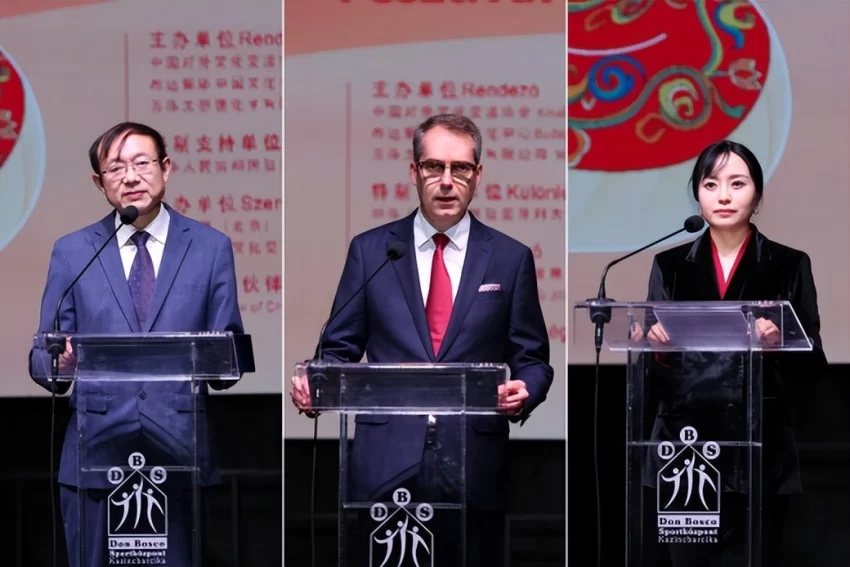 新春乐章唱响多瑙河畔——2025年欢乐春节演出活动在匈牙利卡辛茨巴茨卡市举办(图2)